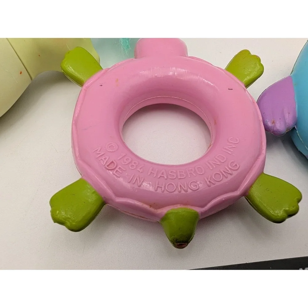 Hasbro My Little‎ Pony Seahorse Shimmer Green 4 Inch 1984 Float Lot
